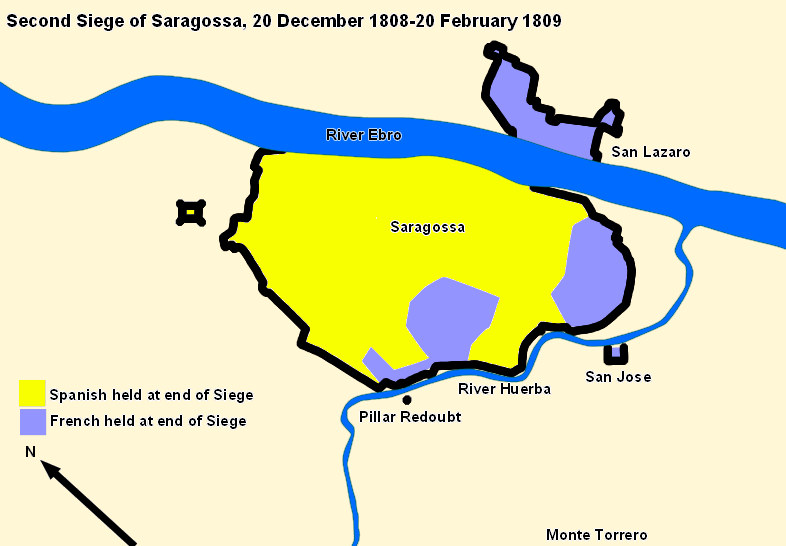 Second siege of Saragossa, 20 December 1808-20 February 1809
