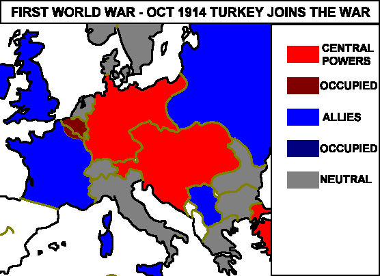 Map Of Europe Before World War One