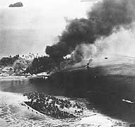 Smoke over Guadalcanal