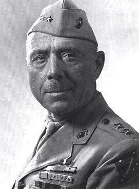 Major General William H Rupertus, Commander, 1st Marine Division
