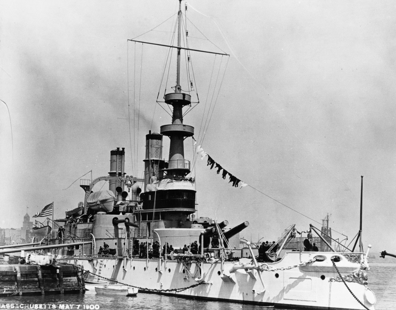 USS Massachusetts (BB-2), 1900 