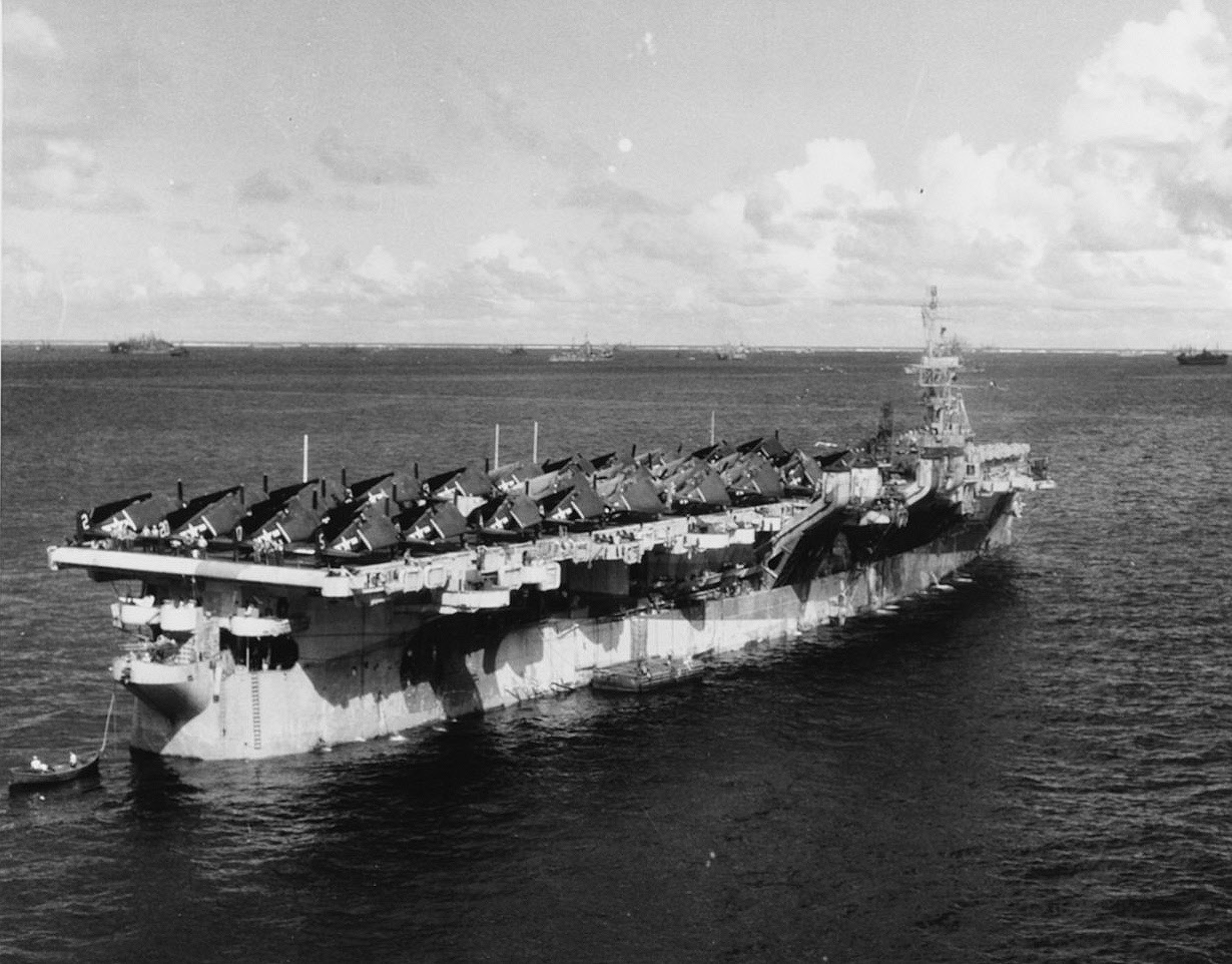 USS Monterey (CVL-26) at Ulithi, 1944 
