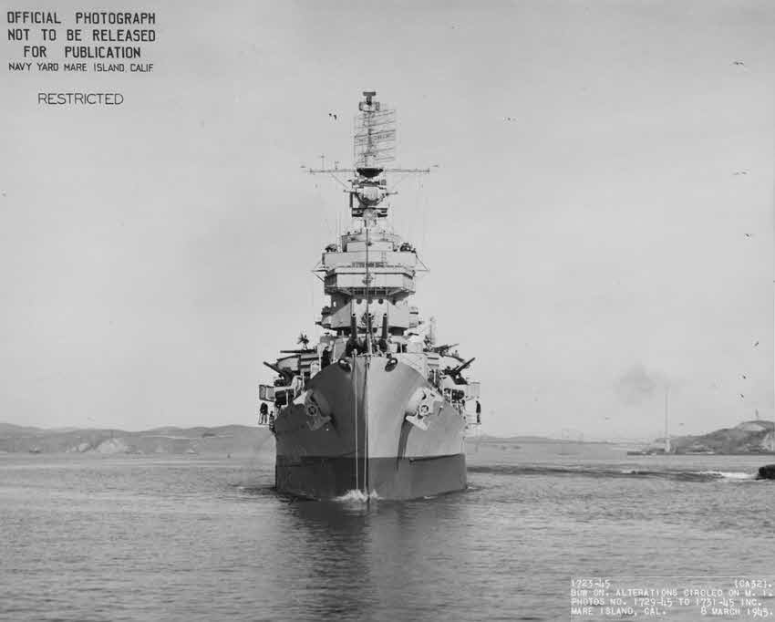 USS New Orleans (CA-32), 8 March 1945 