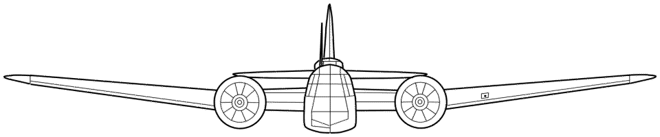 Bristol Blenheim Mk I Front Plan