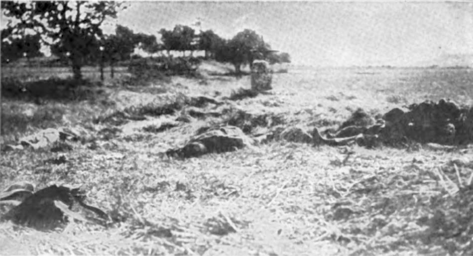 German dead at Lizy, First battle of the Marne 