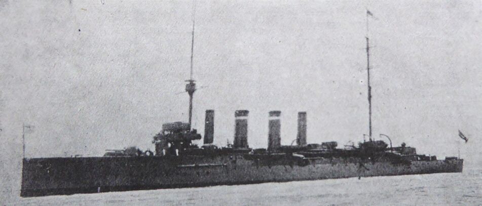 HMS Falmouth from the left 