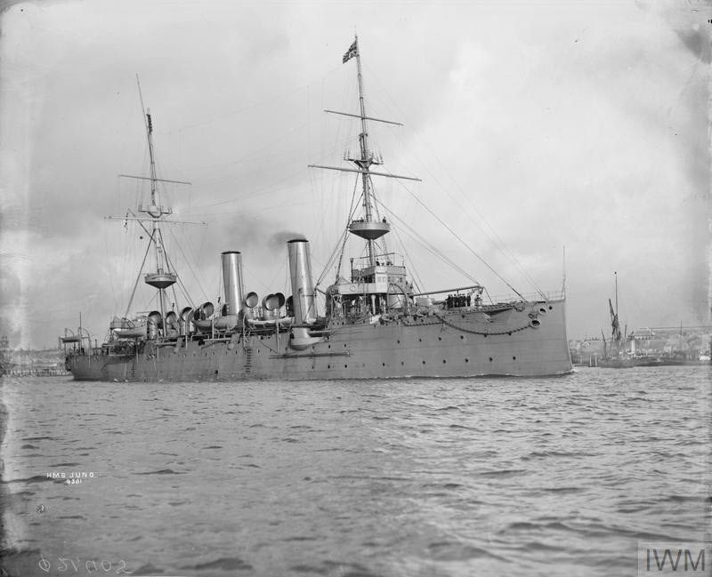 HMS Juno, 1904 