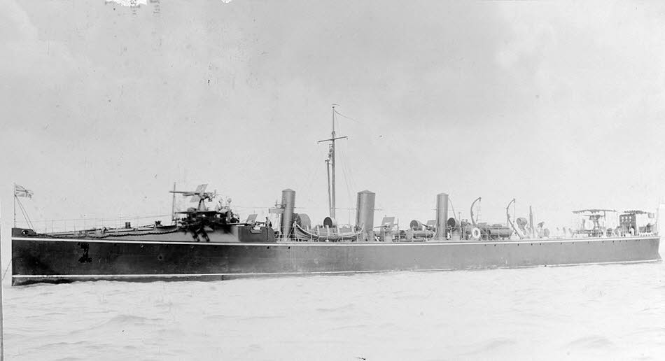 HMS Sunfire from the left 