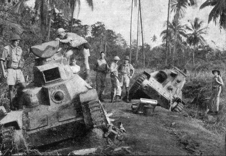 Type 95 Ha Go light tanks, Milne Bay 1942