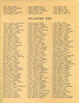 Roster for 321st Bombardment Group - 445th Squadron Officers W-Z, Enlisted Men A-G 