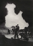 Canadians firing 4.2in Mortars, Italy, 1944 