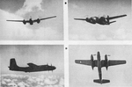 Four pictures of the Douglas A-26B Invader 