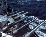 16in Battle Practice, USS Alabama (BB-60) 