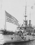 USS Alabama (BB-8) in port, June 1901 