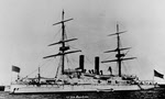 USS Boston (1884) from the left 