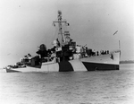 USS Bryant (DD-665) in wartime camouflage 