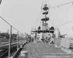 View forward from quarter deck, USS Charleston (C-22), 1905 