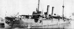 USS Cleveland (C-19) from the left 