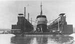 USS Galveston (C-17) in the Dewey Floating Drydock