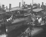 USS Hopkins (DD-6) at Norfolk Navy Yard, 1907 