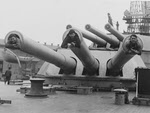Men in 14in guns, USS Idaho (BB-42) 