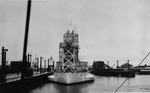 USS Kearsarge (BB-5) as Crane Ship No.1, Panama Canal, 1930s 