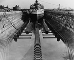USS Kearsarge (BB-5) in Dry Dock, 1905 