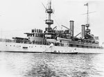 Kaiser Wilhelm II leaves USS Kearsarge (BB-5), 1903 