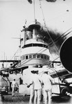 Looking aft on forecastle, USS Maine (BB-10), c.1903-05 