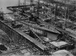 USS Maryland (BB-46) under Construction 