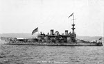 USS Massachusetts (BB-2) at New York Victory Review, 1898 