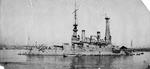 USS Massachusetts (BB-2) at Marseille, 1910 