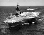 USS Midway (CV-41) in the Pacific, 1971 