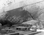 Mine damage to USS Minnesota (BB-22), 1918 