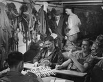 Readyroom on USS Monterey (CVL-26), 1944 