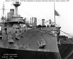 USS New Hampshire (BB-25), New York Drydock, 1909 