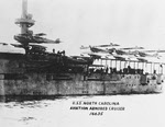 USS North Carolina (ACR-12) as Aviation Cruiser, 1917 