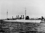 USS O'Bannon (DD-177) in harbour, 1920 