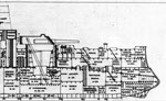 Inboard Profile of bows section of USS Ohio (BB-12)