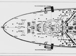Plan of stern section of main deck, USS Ohio (BB-12)