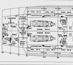 Plan of rear section of Splinter Deck, USS Ohio (BB-12)