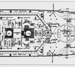 Plan of amidships section of upper deck, USS Ohio (BB-12)