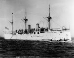 USS Philadelphia (C-4) from the right 