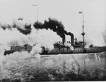 USS Raleigh (C-8) at battle of Manila Bay 