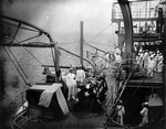 Funeral on deck of USS Raleigh (C-8)