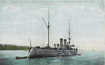 Postcard of USS Raleigh (C-8) 