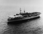 USS Saipan (CVL-48) delivers AU-1 Corsairs to French at Danang 