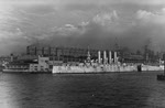 USS Seattle (IX-39) as receiving ship, New York, Second World War 