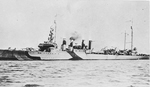 USS Stevens (DD-86) in dazzle camouflage 