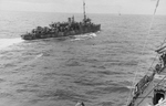 USS Stringham (APD-6) at sea in 1944, probably in Marianas 